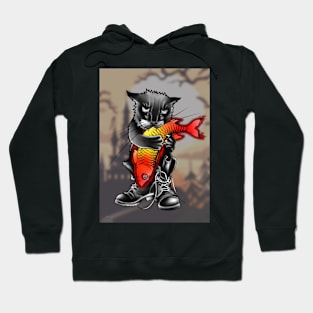 Cat in Boots Hoodie